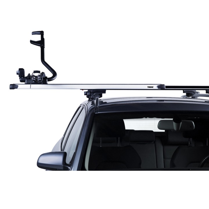 Roof Bars Thule Evo Raised Rail SlideBar Silver Mercedes-Benz GL (X166) 5-Door SUV 2013 - 2016 - EDK.ro