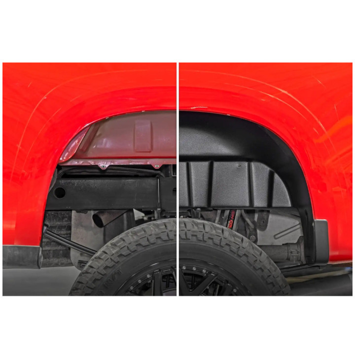 Rear Wheel Well Inner Liners, Rough Country, Chevrolet Silverado 1500 2019 - Present - EDK.ro