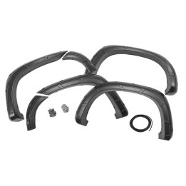 Front and Rear Fender Flares, Rough Country Defender Pocket, Chevrolet Silverado 1500 2019 - Present - EDK.ro