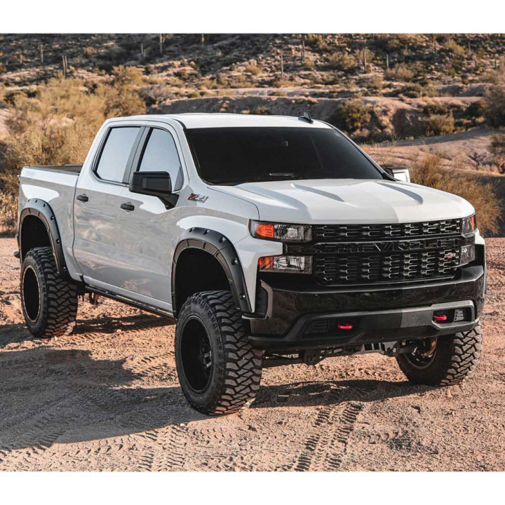 Extensii Aripi Față și Spate, Rough Country Defender Pocket, Chevrolet Silverado 1500 2019 - Prezent - EDK.ro