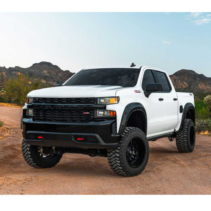 Extensii Aripi Față și Spate, Rough Country Defender Pocket, Chevrolet Silverado 1500 2019 - Prezent - EDK.ro