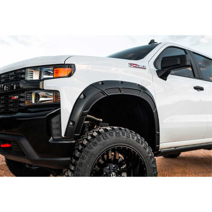 Extensii Aripi Față și Spate, Rough Country Defender Pocket, Chevrolet Silverado 1500 2019 - Prezent - EDK.ro
