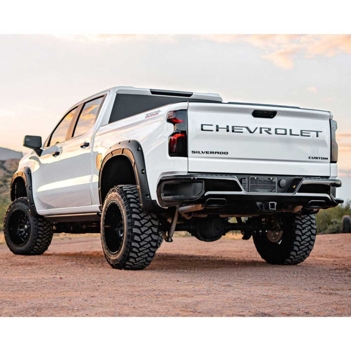 Extensii Aripi Față și Spate, Rough Country Defender Pocket, Chevrolet Silverado 1500 2019 - Prezent - EDK.ro