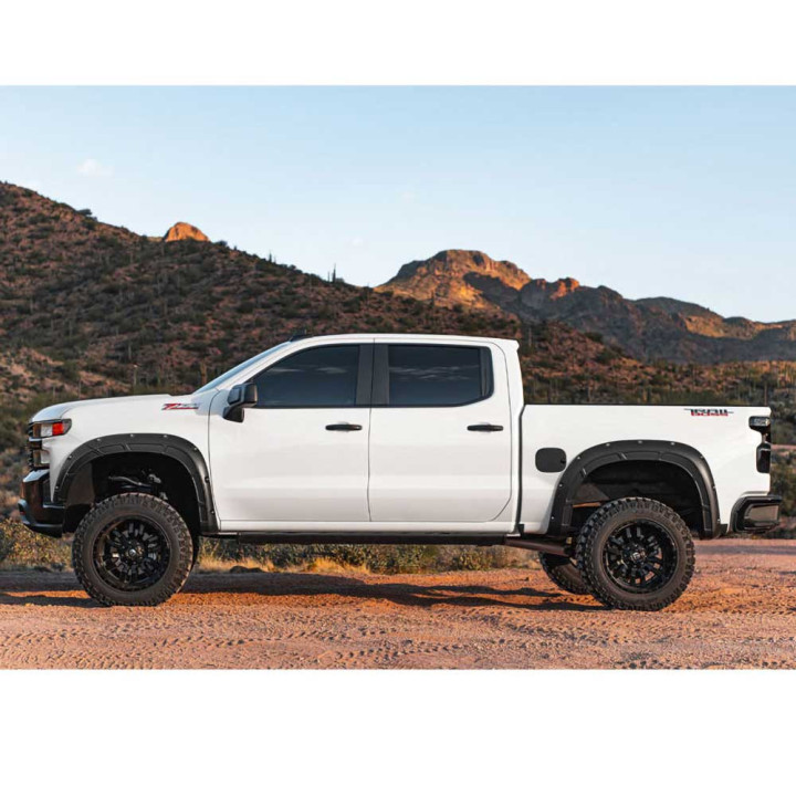 Extensii Aripi Față și Spate, Rough Country Defender Pocket, Chevrolet Silverado 1500 2019 - Prezent - EDK.ro