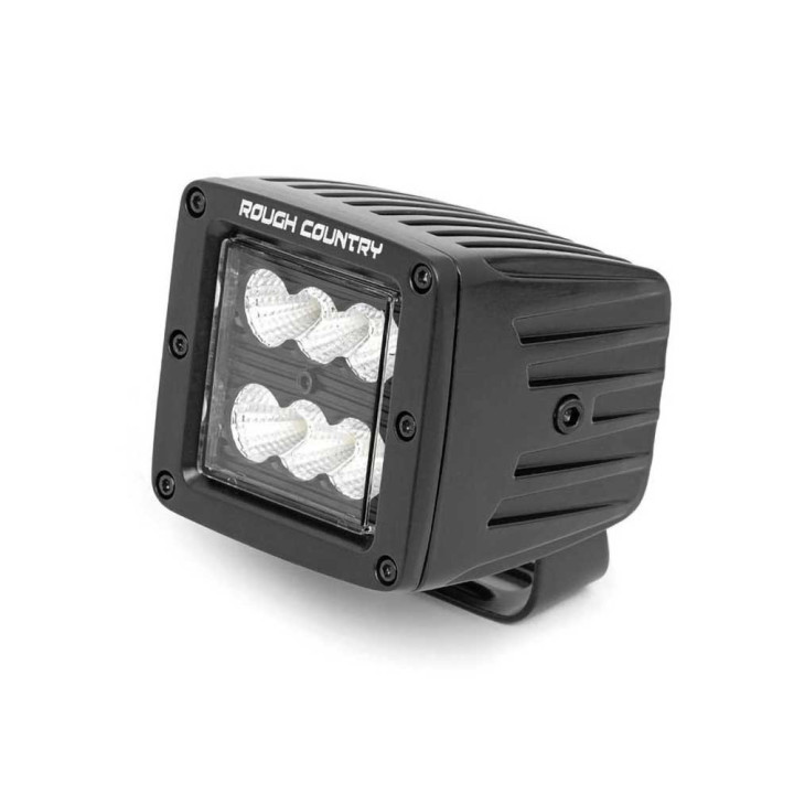 EC Approved LED Projector Integration Kit for Hood, Rough Country Lower windshield LED 2" kit Flood Beam Black Series, Chevrolet