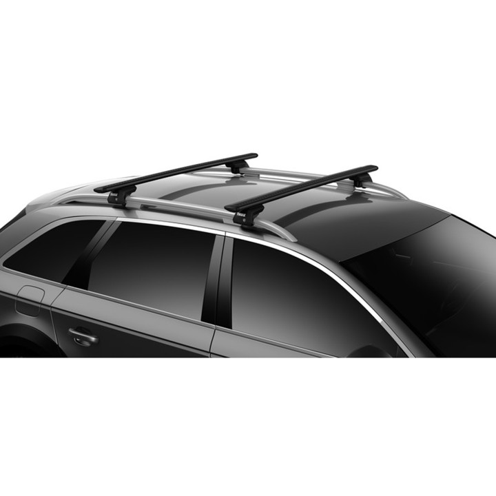 Bare transversale Thule Evo Raised Rail WingBar Evo Negru Mercedes-Benz GLE 5 uși SUV 2015 - 2019 - EDK.ro