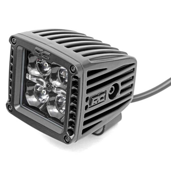 Kit de Integrare Proiectoare LED Omologate Pentru Capotă, Rough Country Lower windshield LED 2" kit White DRL Black Series, Chev