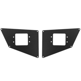 EC Approved LED Projector Integration Kit for Front Bumper, Go Rhino Light plates for rear BR20 bumper, Chevrolet Silverado 1500
