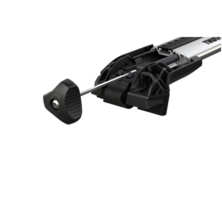 Roof Bars Thule Edge Raised Rail WingBar Edge Silver Mercedes-Benz M-Class (W164) 5-Door SUV 2005 - 2011 - EDK.ro