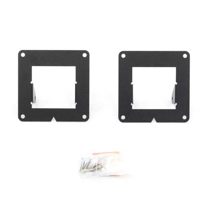 Kit de Integrare Proiectoare LED Omologate Pentru Bara Față, Go Rhino Light plates for front bumpers Surface, Chevrolet Silverad