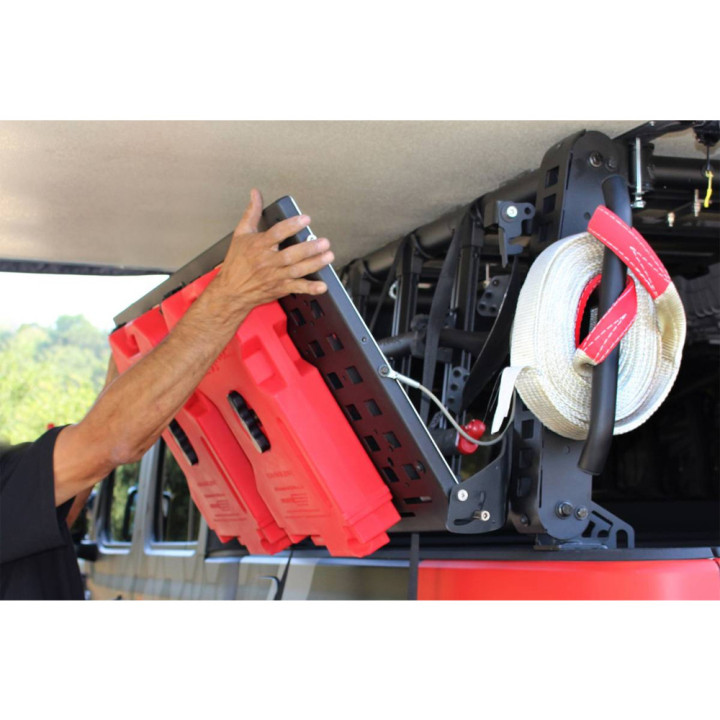 Gear Table for Bed Rack Full-sized, Go Rhino XRS Overland Xtreme, Chevrolet Silverado 1500 2019 - Present, Dodge RAM 1500 2019 -