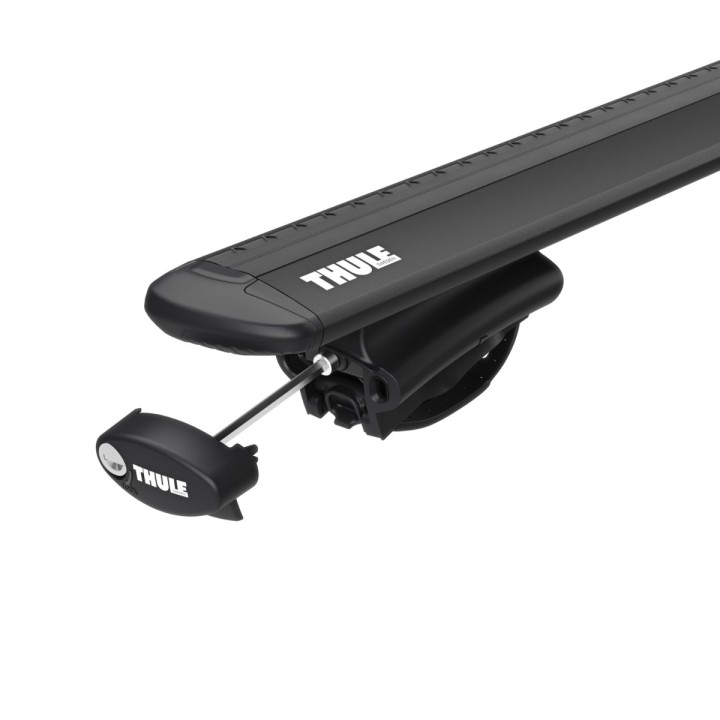 Bare transversale Thule Evo 7108 Raised Rail WingBar Evo Negru Mitsubishi Outlander (MK I) 5 uși SUV 2003 - 2006 - EDK.ro