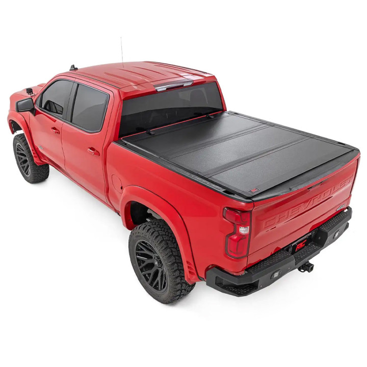 Lid Tonneau Bed Cover, Rough Country Tri-Fold, Chevrolet Colorado / GMC Canyon Bed Length 5.8 Feet 2014 - 2079 - EDK.ro