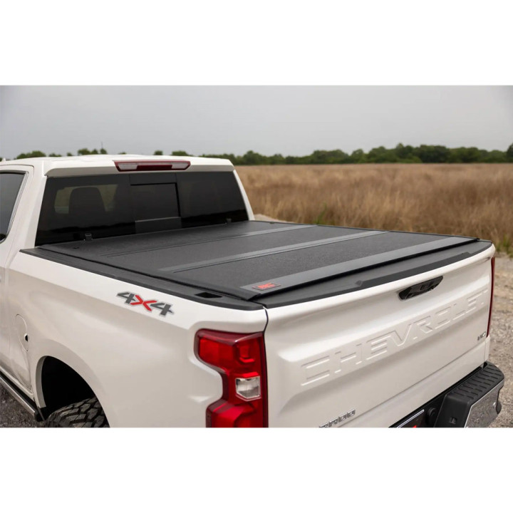 Lid Tonneau Bed Cover, Rough Country Tri-Fold, Chevrolet Colorado / GMC Canyon Bed Length 5.8 Feet 2014 - 2103 - EDK.ro