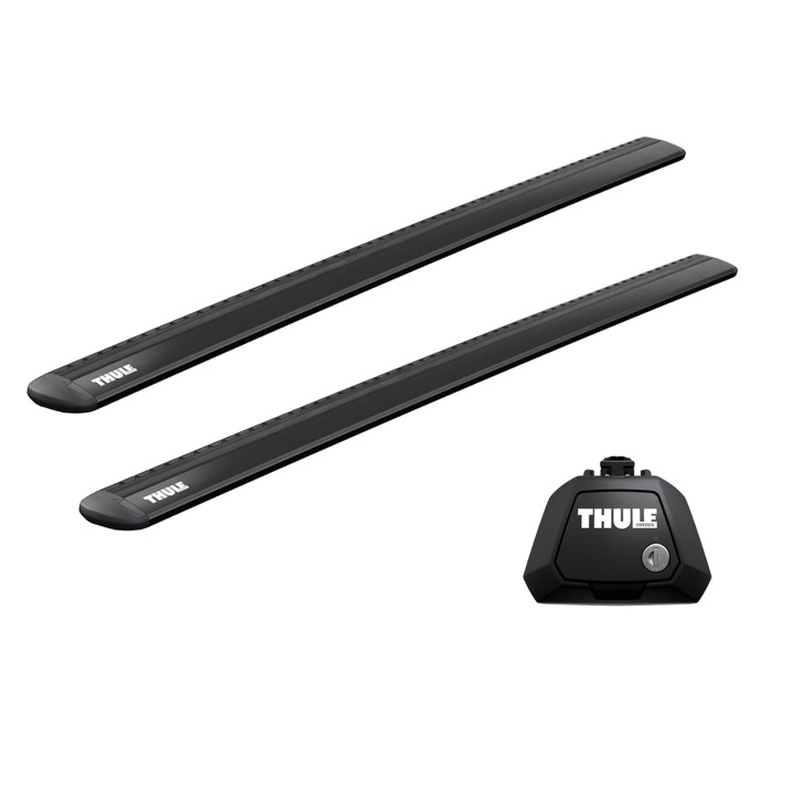 Bare transversale Thule Evo Raised Rail WingBar Evo Negru Mitsubishi Pajero iO 5 uși SUV 1998 - 2007 - EDK.ro