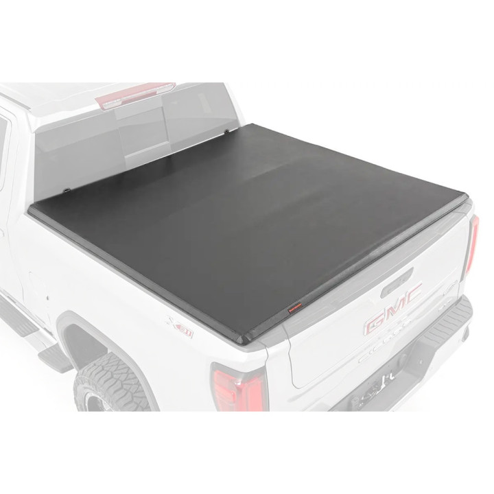 Soft Top Tonneau Bed Cover, Rough Country Tri-Fold, Chevrolet Colorado / GMC Canyon Bed Length 6.7 Feet 2014 - 2065 - EDK.ro