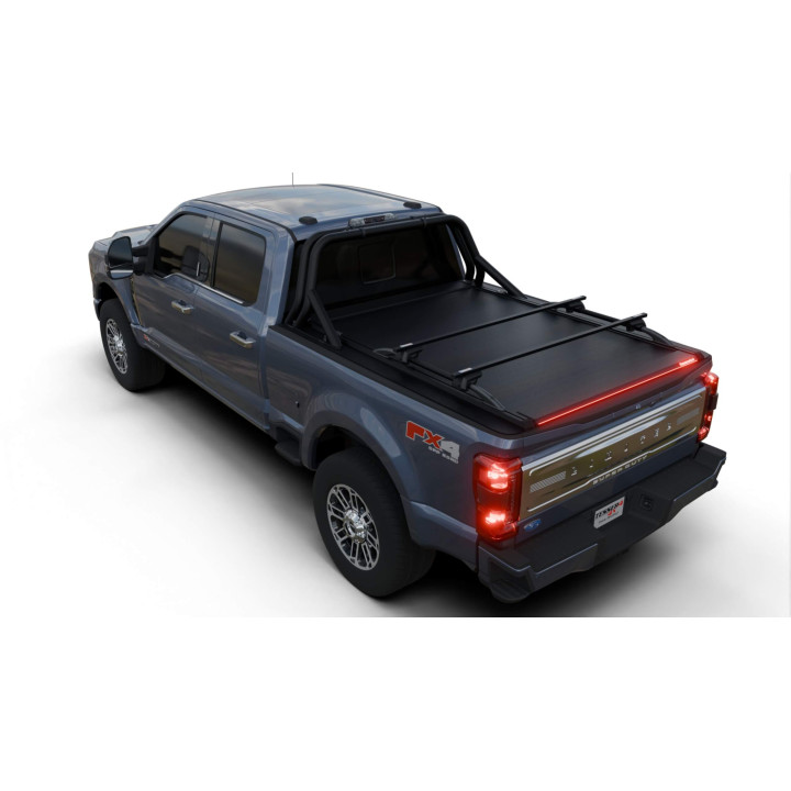 Spring Assisted Roll Top Tonneau Bed Cover, Tessera 4x4 Roll+, Ford F-350 Bed Length 8.0 Feet 2023 - Present - EDK.ro