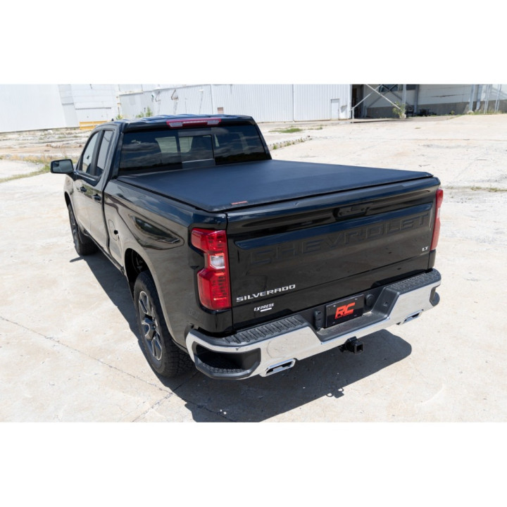 Închidere de Benă Tip Prelată, Rough Country Roll, Chevrolet Silverado 1500 / GMC Sierra 1500 Lungime Benă 6.7 Feet 2014 - Prezent - EDK.ro
