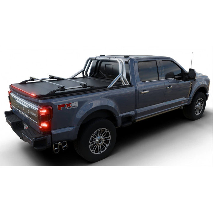 Spring Assisted Roll Top Tonneau Bed Cover, Tessera 4x4 Roll+, Ford F-350 Bed Length 8.0 Feet 2023 - Present - EDK.ro