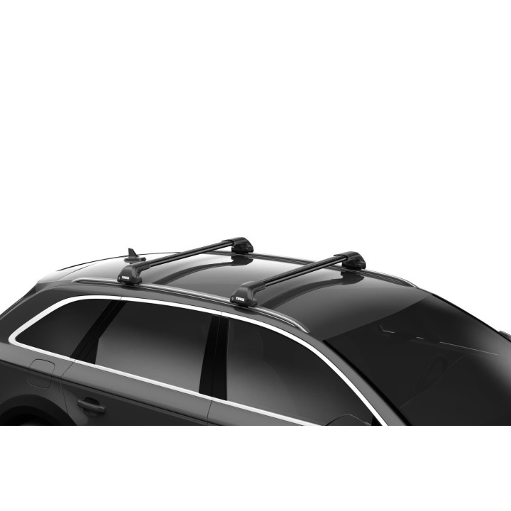 Roof Bars Thule Evo Raised Rail WingBar Edge Black Nissan Pathfinder (R53) 5-Door SUV 2022 - Present - EDK.ro