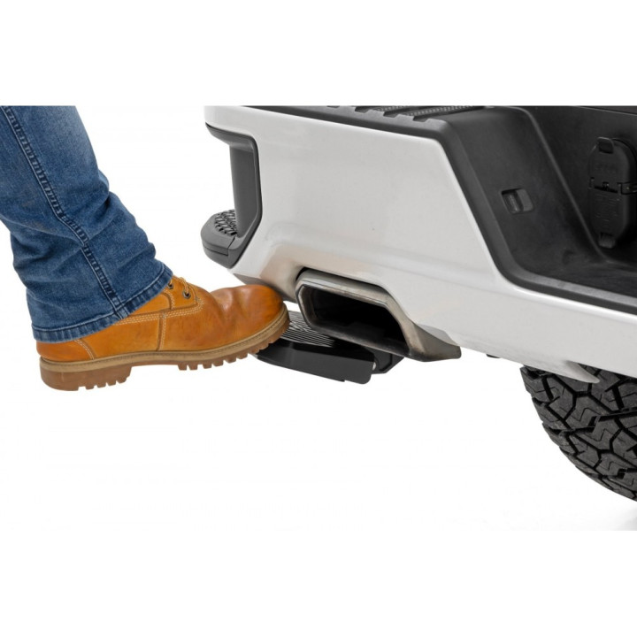 Bed Access Step, Rough Country Retractable Step, Chevrolet Silverado 1500 / GMC Sierra 1500 2019 - Present - EDK.ro