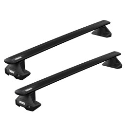 Roof Bars Thule Evo Clamp WingBar Evo Black Nissan Qashqai 5-Door SUV 2014 - 2021 - EDK.ro