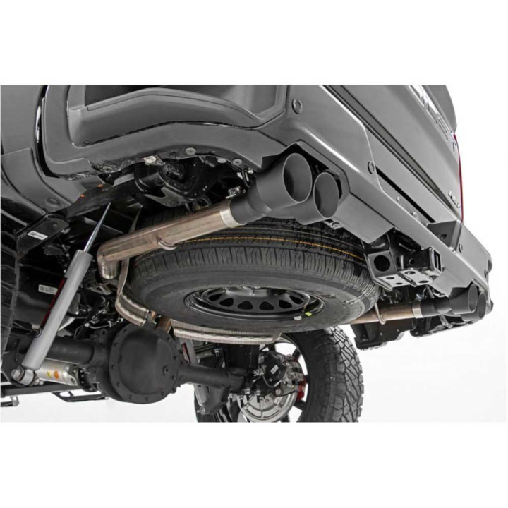Sistem de Evacuare Dublu Catback, Rough Country Cat Back, Chevrolet Silverado 1500 2019 - Prezent, GMC Sierra 1500 2019 - Prezen