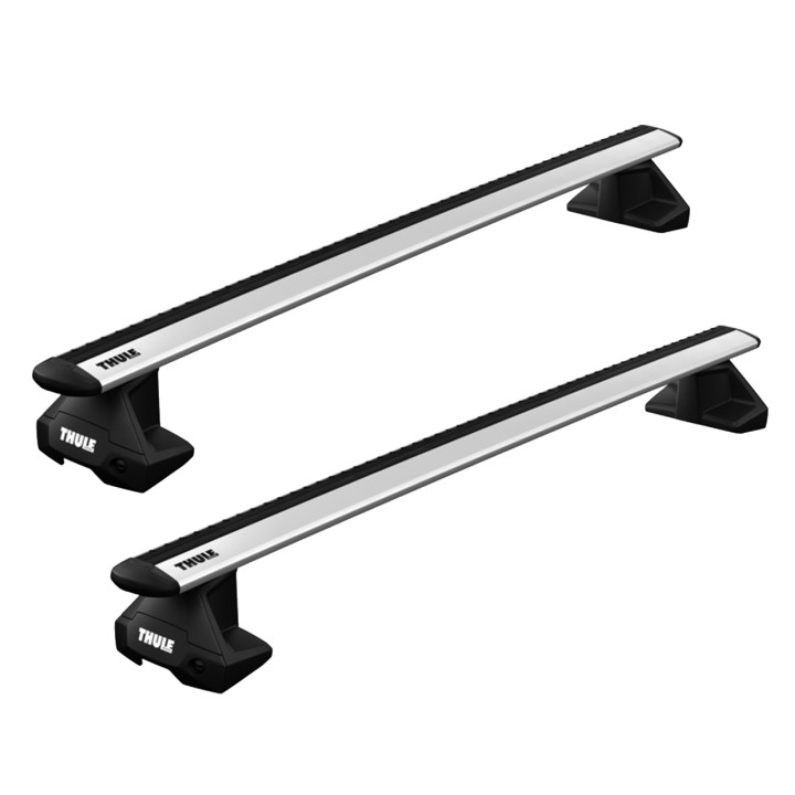 Roof Bars Thule Evo Clamp WingBar Evo Silver Nissan Qashqai 5-Door SUV 2021 - Present - EDK.ro