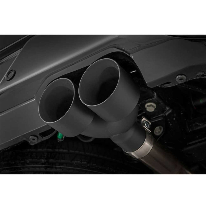 Dual Exhaust System 6.2L, Rough Country Cat Back, Chevrolet Silverado 1500 2019 - Present, GMC Sierra 1500 2019 - Present - EDK.