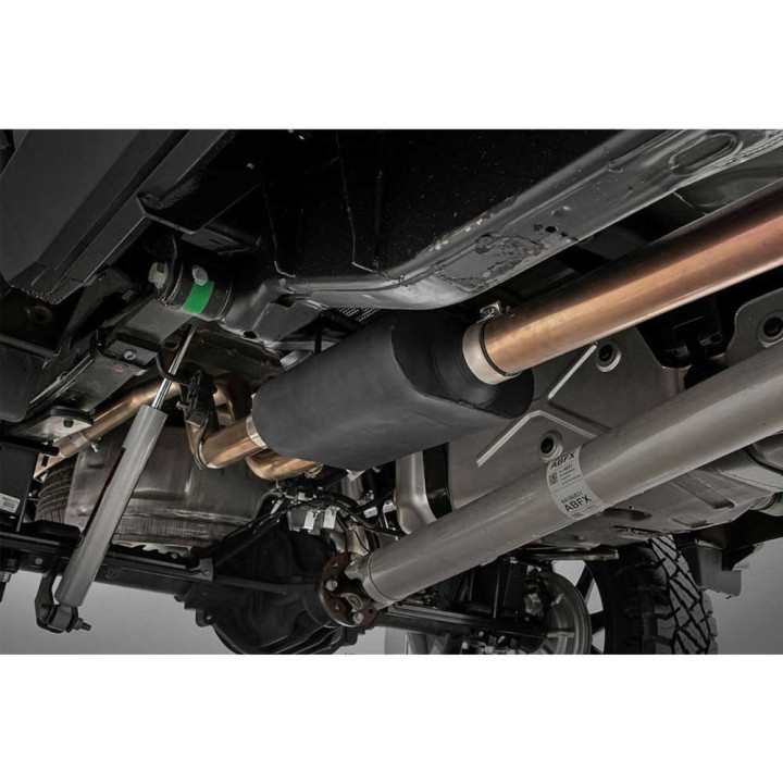 Dual Exhaust System 6.2L, Rough Country Cat Back, Chevrolet Silverado 1500 2019 - Present, GMC Sierra 1500 2019 - Present - EDK.
