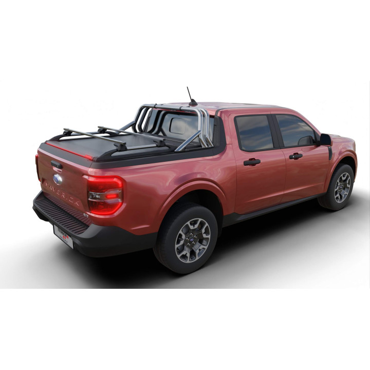 Spring Assisted Roll Top Tonneau Bed Cover, Tessera 4x4 Roll+, Ford Maverick 2022 - Present - EDK.ro