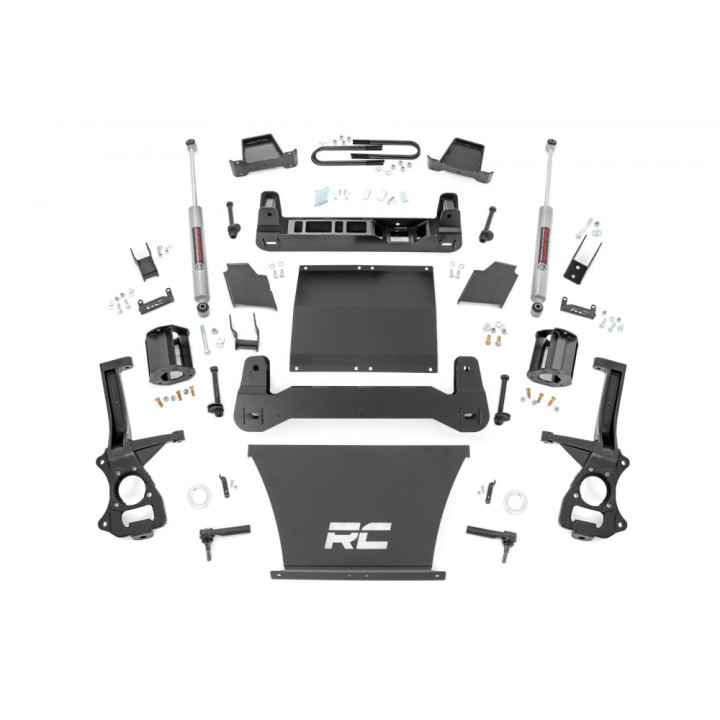 Lift Kit, Rough Country Lift 4 Inch, Chevrolet Silverado 1500 / GMC Sierra 1500 2025 - Present - EDK.ro