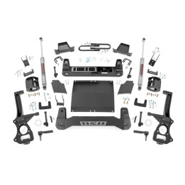 Lift Kit, Rough Country Diesel Lift 4 Inch, Chevrolet Silverado 1500 2025 - Present, GMC Sierra 1500 2025 - Present - EDK.ro