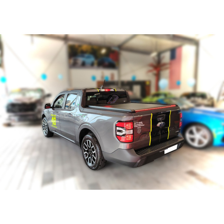 Spring Assisted Roll Top Tonneau Bed Cover, Tessera 4x4 Roll+, Ford Maverick 2022 - Present - EDK.ro