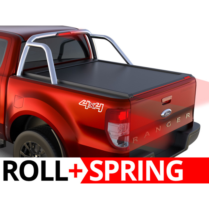 Închidere de Benă Tip Rulou Asistat, Tessera 4x4 Roll+, Ford Ranger Limited Cabină Dublă 2012 - 2022 - EDK.ro