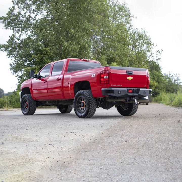 Bară de Protecție Spate, Rough Country cu Lumini LED, Chevrolet Silverado 2500 / 3500 / GMC Sierra 2500 / 3500 2007 - 2019 - EDK.ro