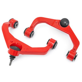Upper Control Arm Kit Red, Rough Country Lift 3.5 Inch, Chevrolet Silverado 2500 / 3500 2007 - 2019, GMC Sierra 2500 / 3500 2007