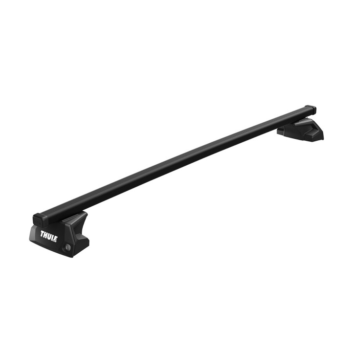 Roof Bars Thule Evo Flush Rail SquareBar Black Porsche Cayenne 5-Door SUV 2018 - Present - EDK.ro