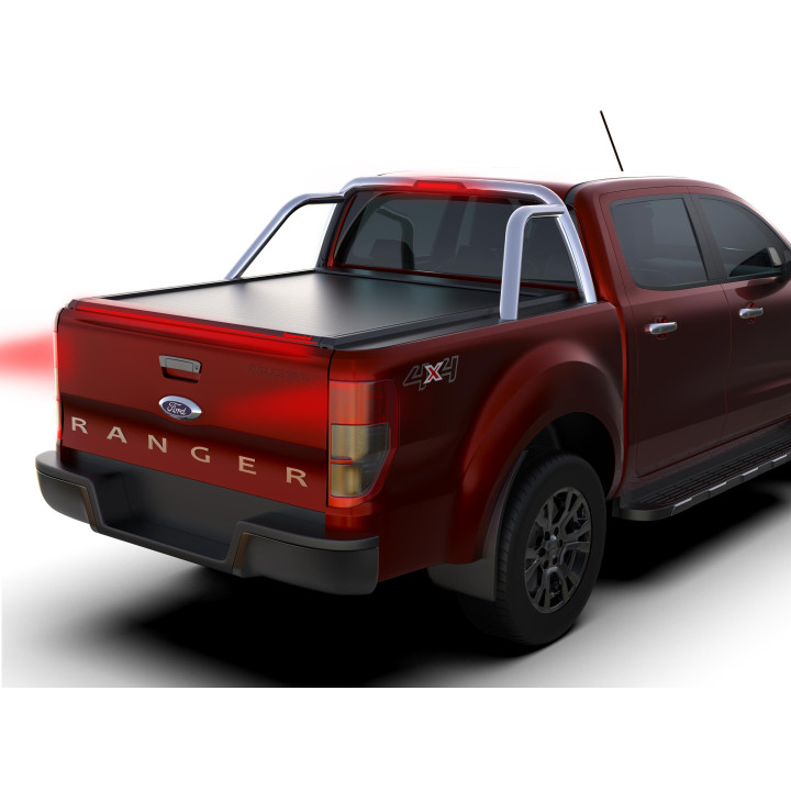 Spring Assisted Roll Top Tonneau Bed Cover, Tessera 4x4 Roll+, Ford Ranger Limited Double Cab 2012 - 2022 - EDK.ro