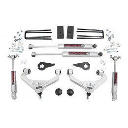 Lift Kit, Rough Country Lift 3.5 Inch, Chevrolet Silverado 2500 / 3500 2007 - 2019, GMC Sierra 2500 / 3500 2007 - 2019 - EDK.ro