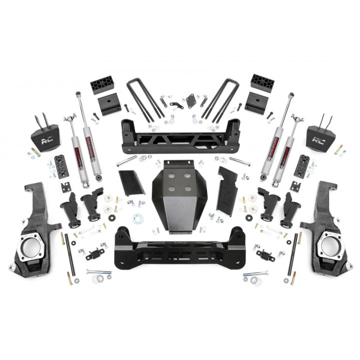 Kit de Ridicare, Rough Country Lift 5 Inch, Chevrolet Silverado 2500 / 3500 / GMC Sierra 2500 / 3500 2007 - 2019 - EDK.ro