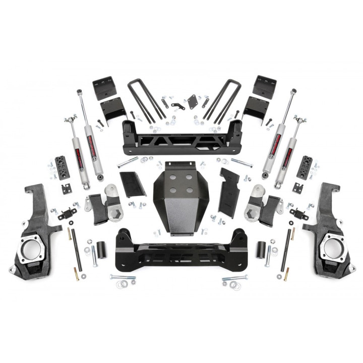 Lift Kit, Rough Country Lift 5 Inch, Chevrolet Silverado 2500 / 3500 / GMC Sierra 2500 / 3500 2007 - 2019 - EDK.ro