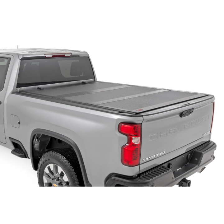 Lid Tonneau Bed Cover, Rough Country Tri-Fold, Chevrolet Colorado / GMC Canyon Bed Length 6.9 Feet 2014 - 2091 - EDK.ro
