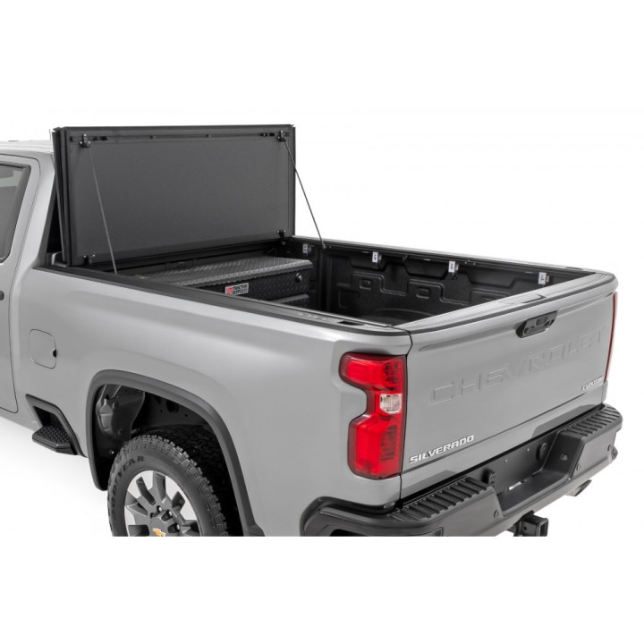 Lid Tonneau Bed Cover, Rough Country Tri-Fold, Chevrolet Colorado / GMC Canyon Bed Length 6.9 Feet 2014 - 2091 - EDK.ro