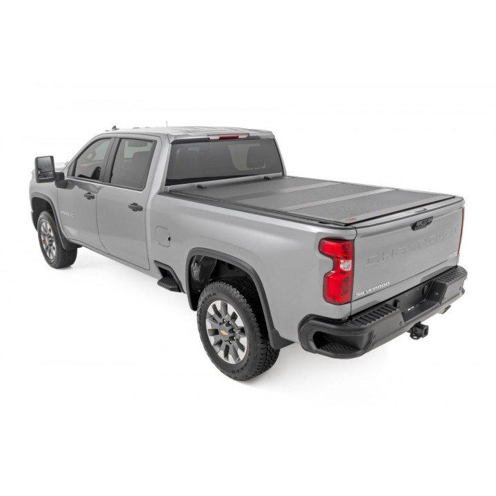 Lid Tonneau Bed Cover, Rough Country Tri-Fold, Chevrolet Colorado / GMC Canyon Bed Length 6.9 Feet 2014 - 2091 - EDK.ro