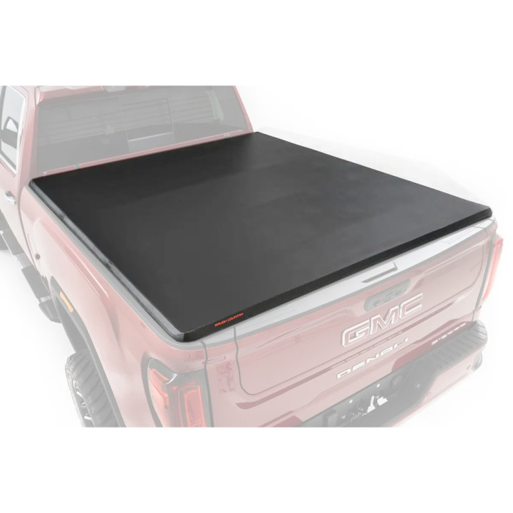 Soft Top Tonneau Bed Cover, Rough Country Tri-Fold, Chevrolet Colorado / GMC Canyon Bed Length 6.9 Feet 2014 - 2067 - EDK.ro