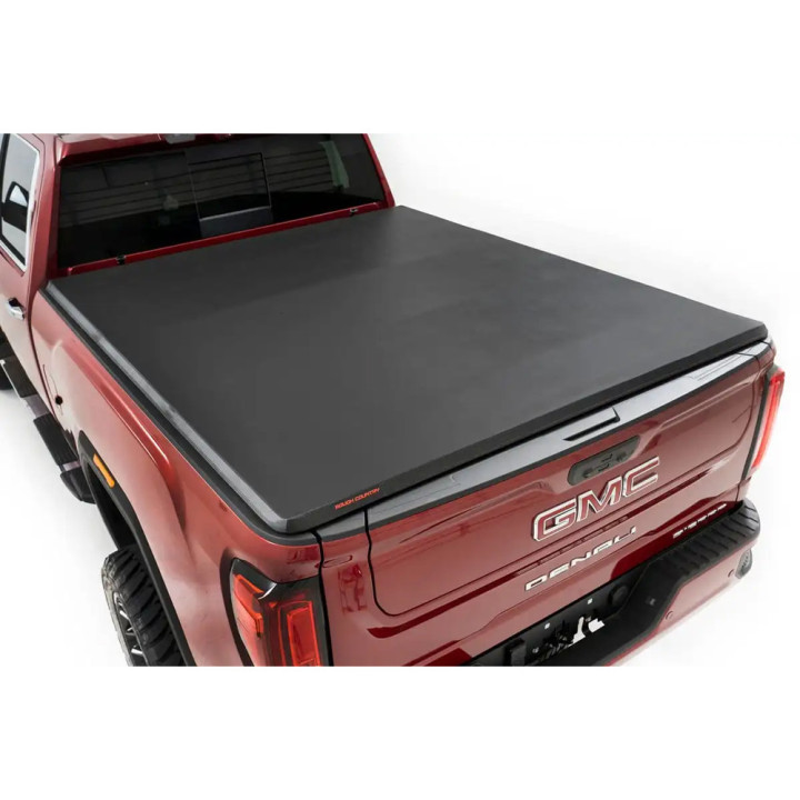 Soft Top Tonneau Bed Cover, Rough Country Tri-Fold, Chevrolet Colorado / GMC Canyon Bed Length 6.9 Feet 2014 - 2067 - EDK.ro