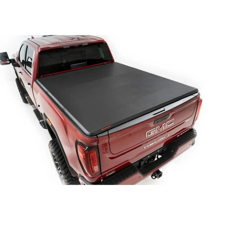 Soft Top Tonneau Bed Cover, Rough Country Tri-Fold, Chevrolet Colorado / GMC Canyon Bed Length 6.9 Feet 2014 - 2067 - EDK.ro