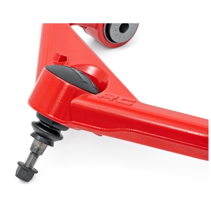 Upper Control Arm Kit Red, Rough Country Lift 3 Inch, Chevrolet Silverado 2500 / 3500 / GMC Sierra 2500 / 3500 2019 - Present - EDK.ro
