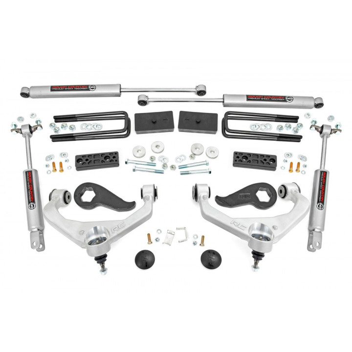 Kit de Ridicare, Rough Country Lift 3 Inch, Chevrolet Silverado 2500 2020 - Prezent, GMC Sierra 2500 2019 - Prezent - EDK.ro